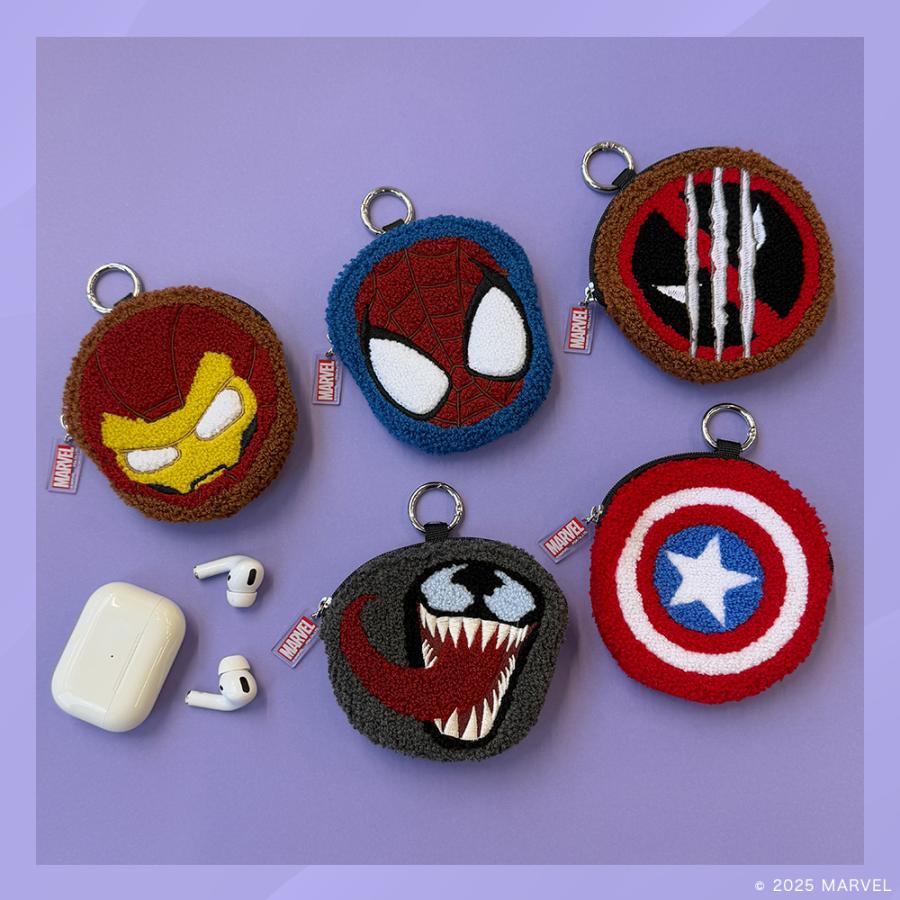 ガジェットポーチ ディズニー ピクサー マーベル スター・ウォーズ キャラクター Disney Pixar MARVEL STAR WARS カラビナ 小型 |  | 06