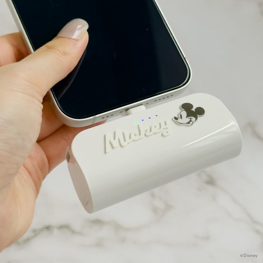Premium Style モバイルバッテリー 直挿し 5000mAh ディズニー