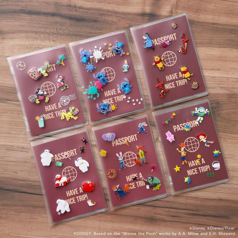 パスポートカバー パスポートケース ICカードポケット付き ディズニー