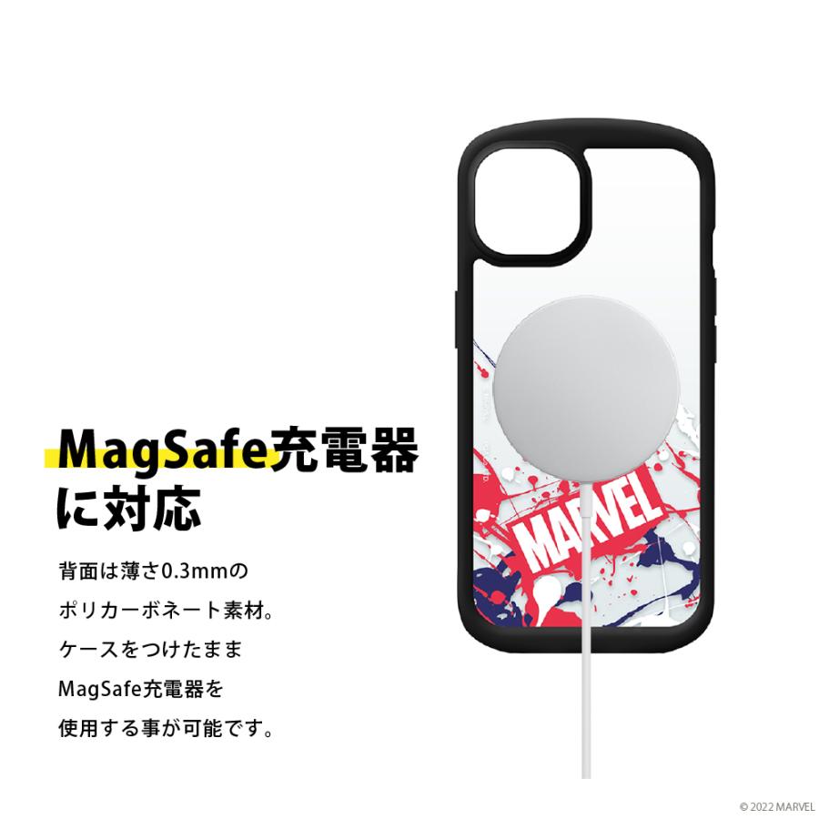 iPhone 14 13 ケース カバー マーベル MARVEL スター・ウォーズ STAR WARS ブラック クリア 黒 透明｜pg-a｜02