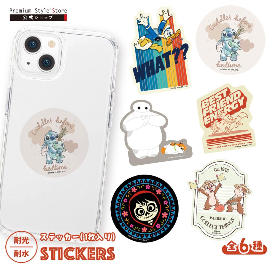 Premium Style ステッカー シール スマホ クリアケース ディズニー