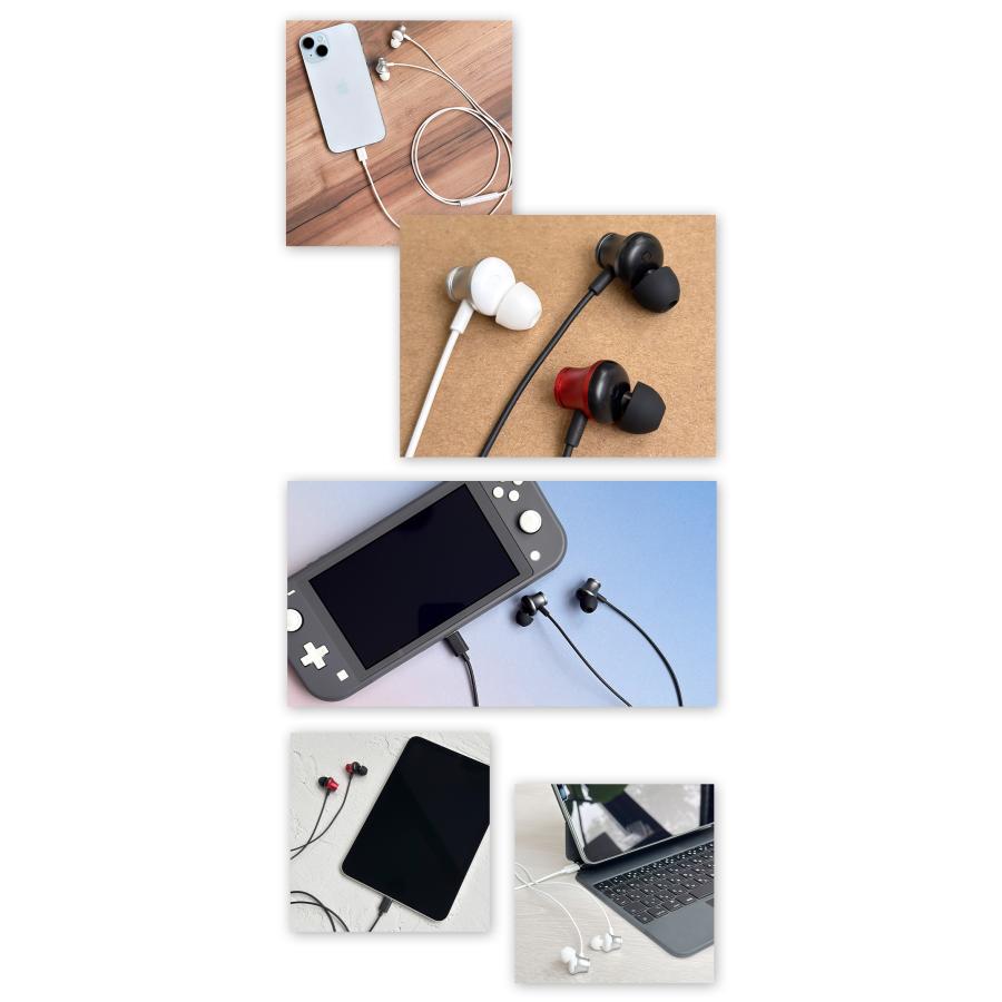アクティブノイズキャンセリング搭載 USB Type-Cコネクタ ステレオ