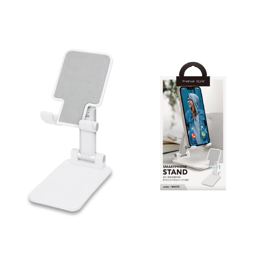 スマートフォン用 スタンド ブラック ホワイト iPhone スマートフォン アイフォン | Premium Style | 05