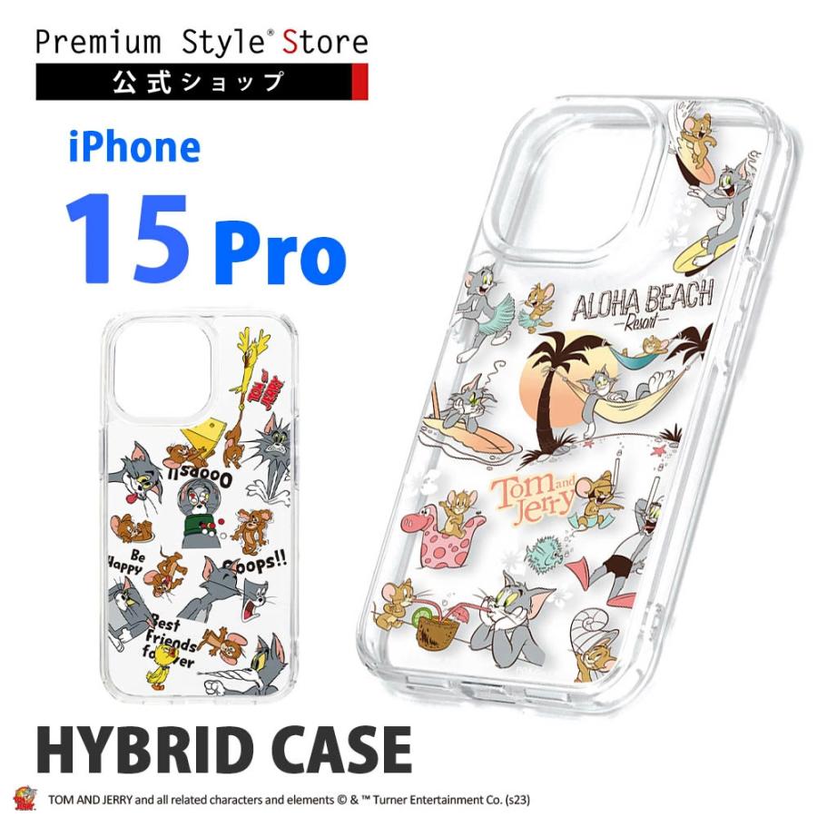 Premium Style iPhone15Pro ケース カバー トムとジェリー