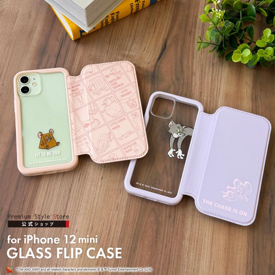 ボナペンチュラ　iPhone 13mini 手帳タイプカバー　ベージュ×ピンク ボナペンチュラ iPhone 13mini 手帳タイプカバー ベージュ