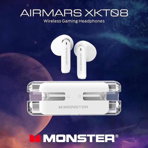 MONSTER MONSTER AIRMARS XKT08 ゲーミングイヤホン ワイヤレス