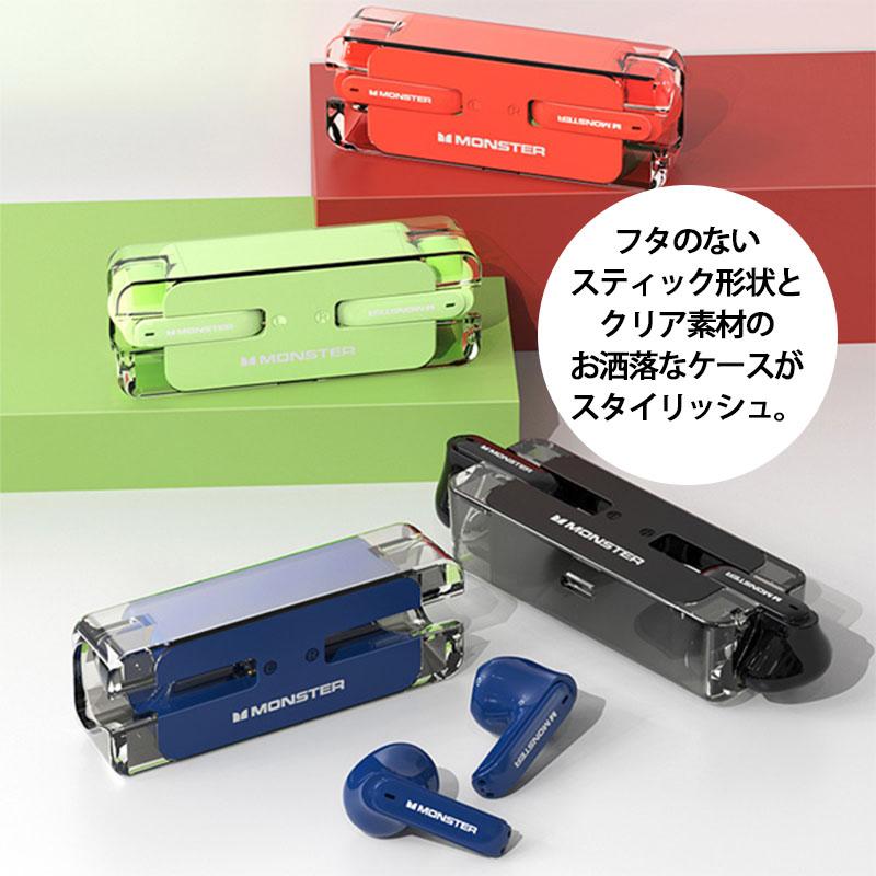 MONSTER AIRMARS XKT08 ゲーミングイヤホン ワイヤレスイヤホン Bluetooth 5.3 インナーイヤー型 ステレオ 完全ワイヤレス | MONSTER（オーディオ） | 01