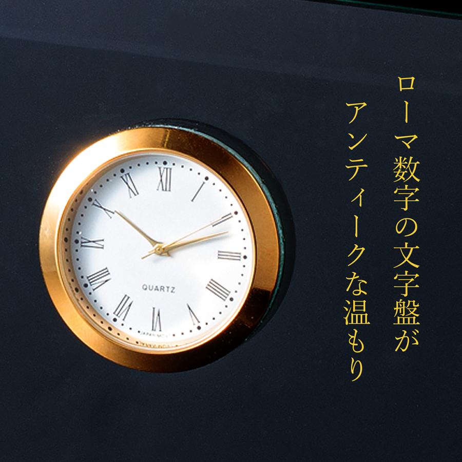 非売品 勝新太郎 フォトフレーム 時計付き 二面式 置時計 記念品