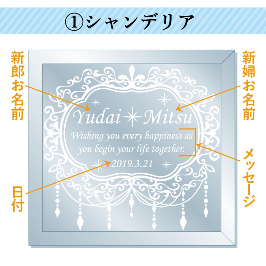 名入れ 写真立て 結婚祝い 結婚記念 クリアガラスフォトフレーム