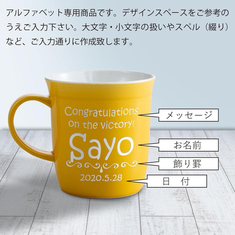 名入れ プレゼント マグカップ 誕生日 ネームマグ 波佐見焼 結婚祝い 結婚記念 退職祝い 還暦祝い周年記念 男性 女性 卒寿 喜寿 お祝 Sb Name Mug001 プレミアムギフト嵐 通販 Yahoo ショッピング