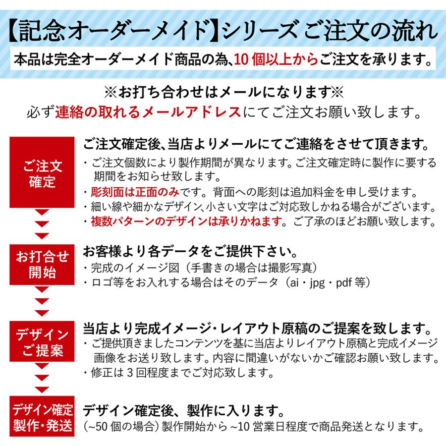 10個以上 オリジナルデザイン対応 オーダーメイド 名入れ 記念ロック