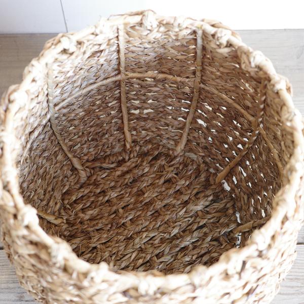 鉢カバー 8号 8号鉢がすっぽり 手編みバスケット 送料無料 大鉢