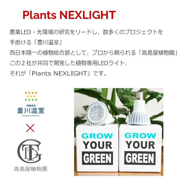 PLANTS NEXLIGHT 正規取扱店 mini 2点セット PAR16 5w 観葉植物 育成