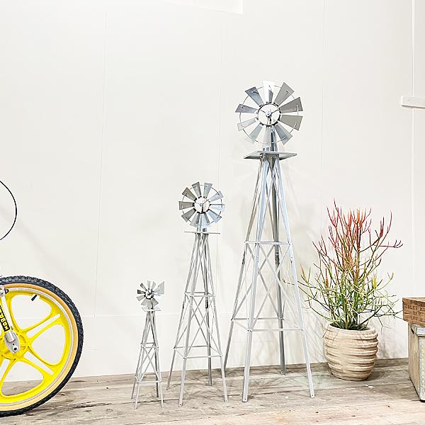 風車 Mサイズ ウインドミル windmill WagonWheels オブジェ ガレージ
