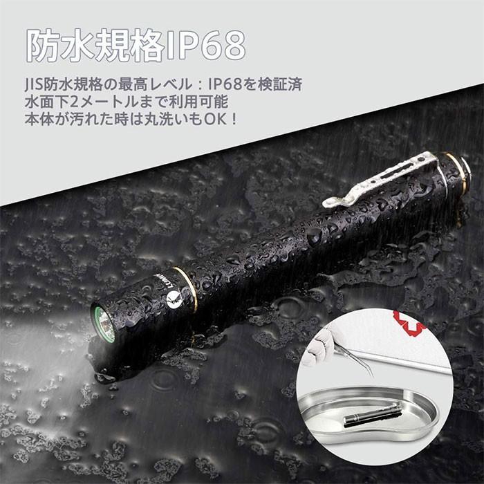 懐中電灯 LED ライト LUMINTOP IYP365 高演色性 日亜LED NICHIA ペン