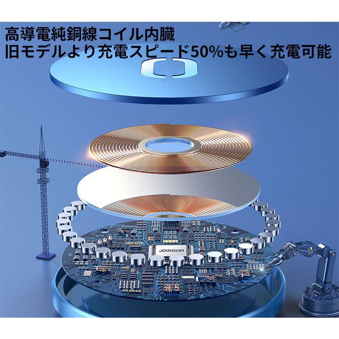 ワイヤレス充電器 15W iphone 13 14 15 magsafe 充電器 アイフォン 急速 マグネット式 |  | 04