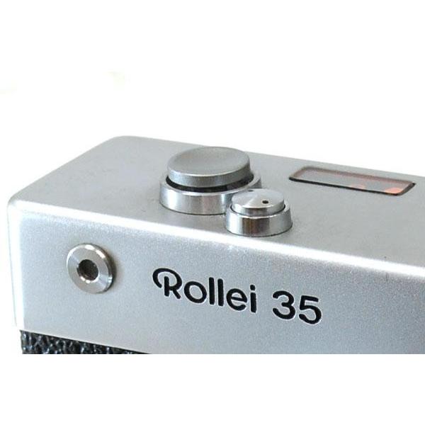 ローライ35用ソフトシャッターリリースボタン(クローム) rollei 35 ローライ35sなどに使用可｜pgear
