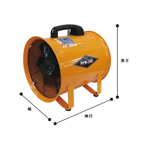 両ラッパ型送風機とダクトセット（PFW-200S） |  | 02