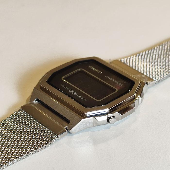 CASIO “STANDARD PREMIUM” A1000M-1BJF シルバー/白蝶貝 カシオ CASIO “STANDARD PREMIUM” A1000M-1BJF シルバー/白蝶貝 カシオ