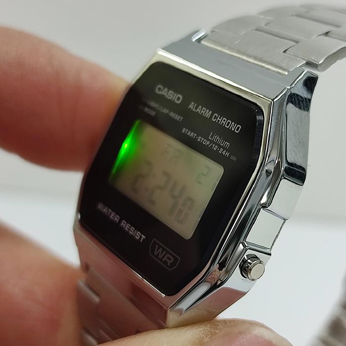 国内正規保証　CASIO “STANDARD” A158WEA-1JF シルバー/ブラック 　カシオ スタンダード チープカシオ　デジタル 取り扱い店舗限定 　ギフト 内正規品｜pgq-store｜05