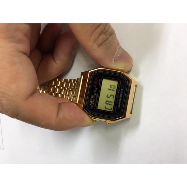 国内正規保証　CASIO “STANDARD” A159WGEA-1JF　ゴールド 　カシオ スタンダード チープカシオ　デジタル 取り扱い店舗限定 　ギフト 内正規品｜pgq-store｜03