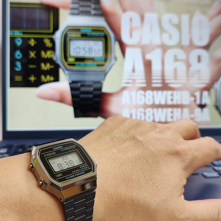 CASIO “Casio Classic” A168WEHB-1AJF シルバー/ブラック CASIO “Casio Classic” A168WEHB-1AJF シルバー/ブラック
