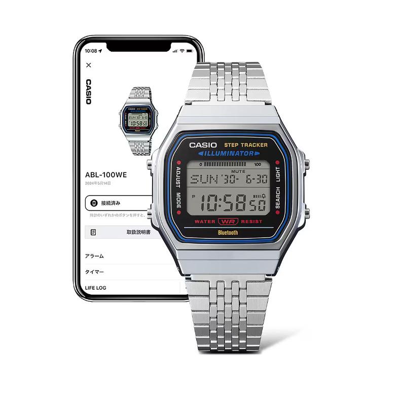 CASIO（カシオ） 国内正規保証 “STANDARD” ABL-100WE-1AJF シルバー