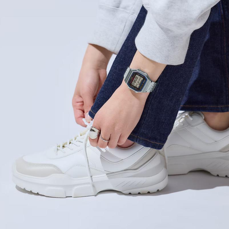 CASIO（カシオ） 国内正規保証 “STANDARD” ABL-100WE-1AJF シルバー