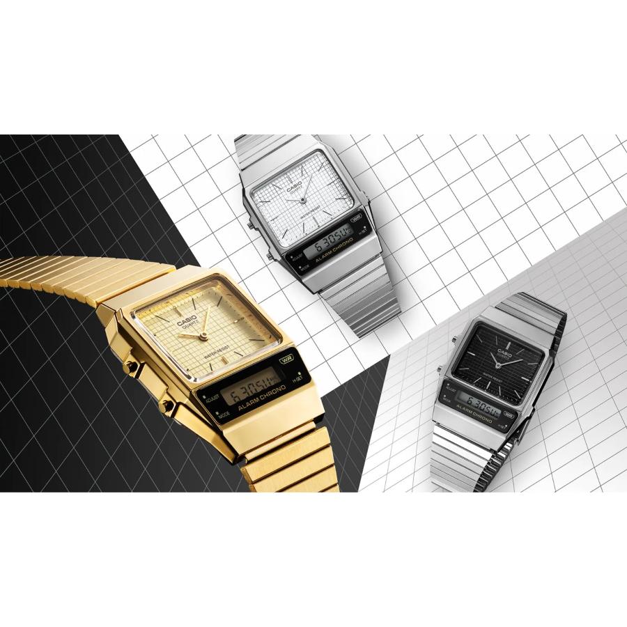 CASIO 国内正規保証 CASIO “STANDARD” AQ-800E-1AJF シルバー x CASIO 国内正規保証 CASIO “STANDARD” AQ-800E-1AJF シルバー x