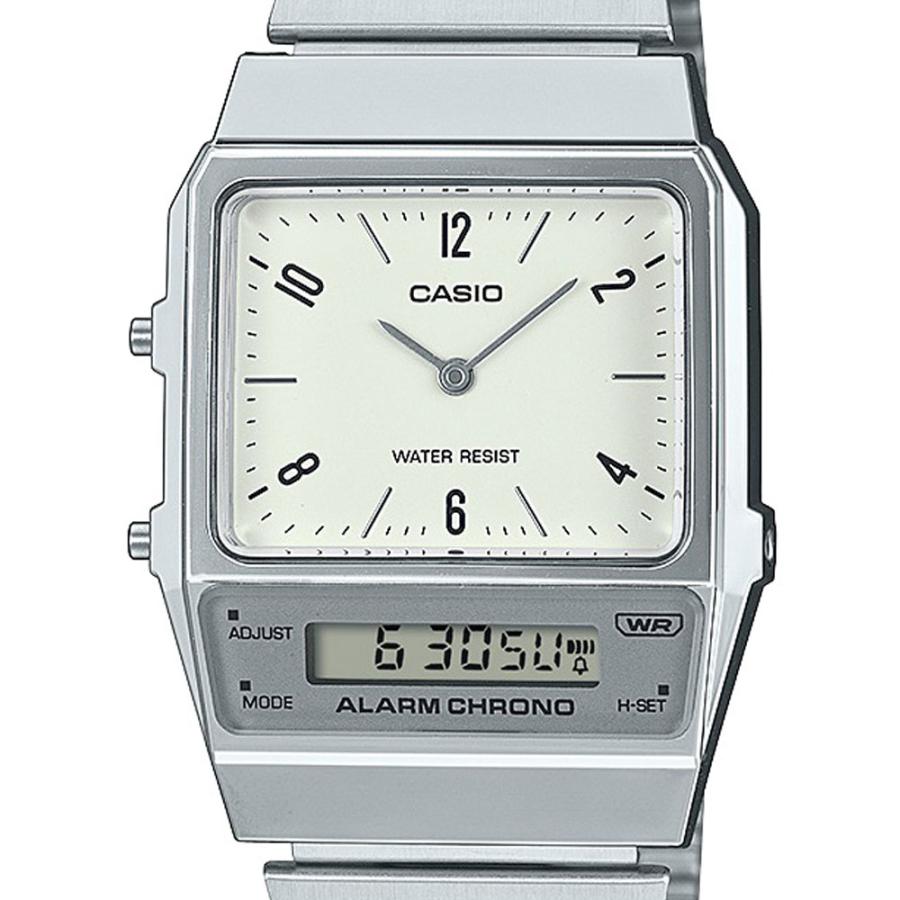 CASIO（カシオ） 国内正規保証 “STANDARD” AQ-800E-7A2JF シルバー x