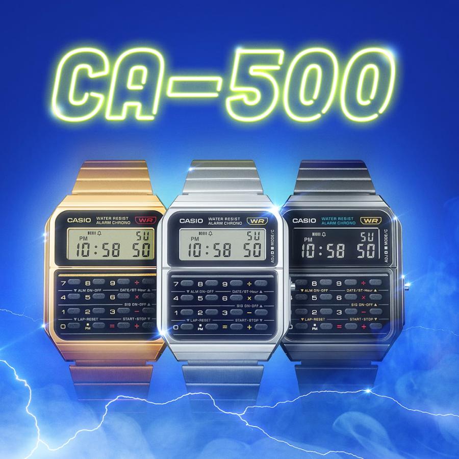 CASIO 国内正規保証 CASIO “STANDARD” CA-500WE-1AJF シルバー