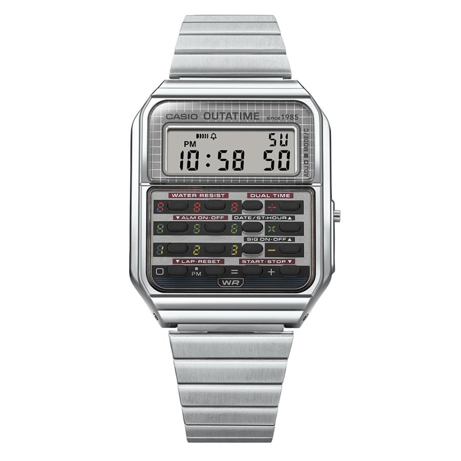 CASIO OUTATIME デジタル腕時計 60】【ITN】【CASIO】スクエア ワールド・マルチタイム【海外モデル