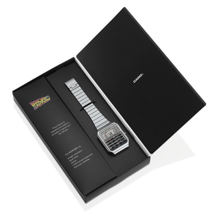 CASIO CA-500WEBF-1AJR バックトゥーザフューチャー　シルバー CASIO 【予約商品キャンセル不可】CASIO “CLASSIC” CA-500WEBF