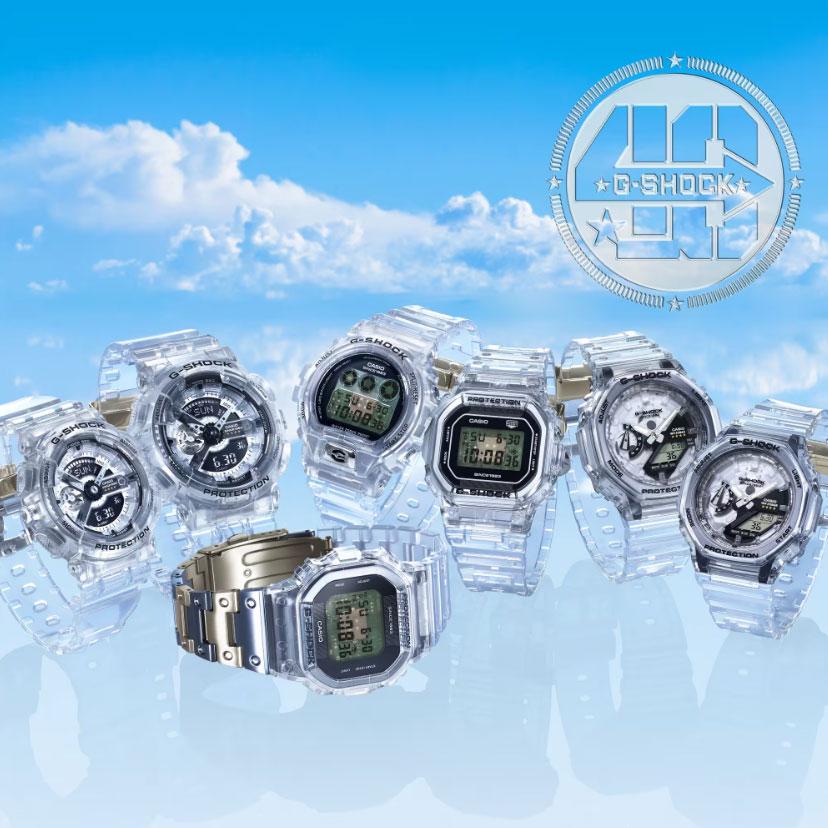 CASIO “G-SHOCK” DW-5040RX-7JR Gショック40周年限定モデル スケルトン