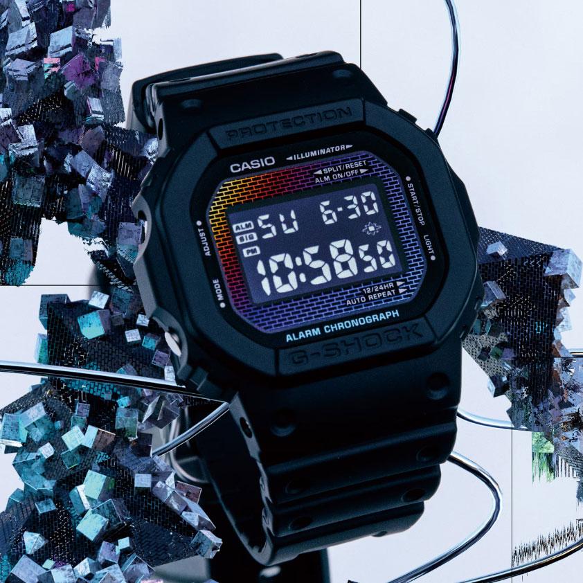 G-SHOCK CASIO “G-SHOCK” DW-5600RW-1JF RAINBOW BRICK WALL