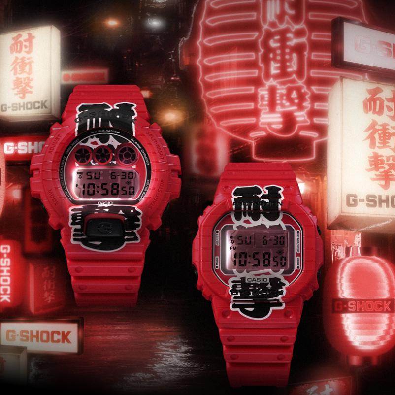 CASIO カシオ G-SHOCK DW-6900AC Relógio Digital Casio Masculino G-Shock DW-6900-1VDR em Promoção
