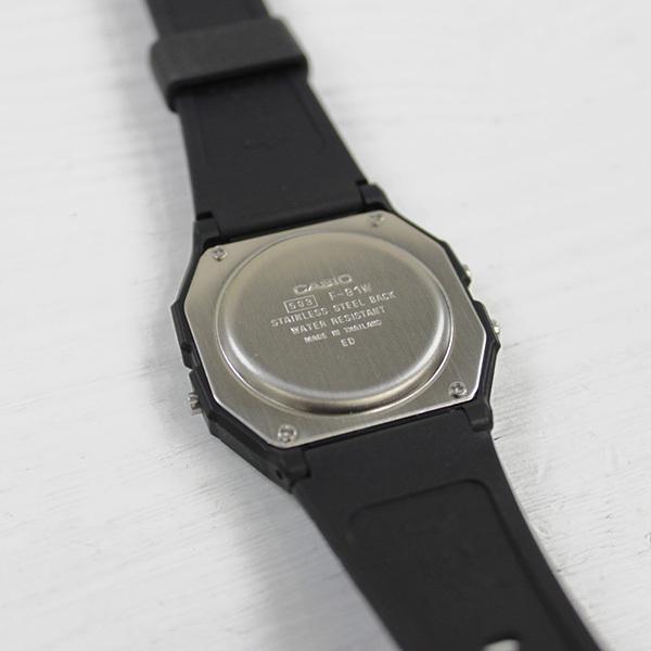 国内正規保証　CASIO Collection F-91W-1JH ブラック　スタンダードデジタル カシオ　ストップウォッチ オートカレンダー チプカシ　国内正規品　ユニセックス | CASIO | 02