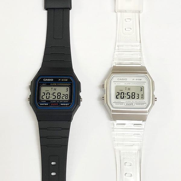 国内正規保証　CASIO Collection F-91W-1JH ブラック　スタンダードデジタル カシオ　ストップウォッチ オートカレンダー チプカシ　国内正規品　ユニセックス | CASIO | 05