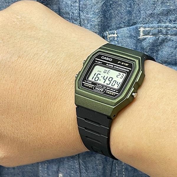CASIO（カシオ） 国内正規保証 CASIO Collection F-91WM-3AJH カーキ