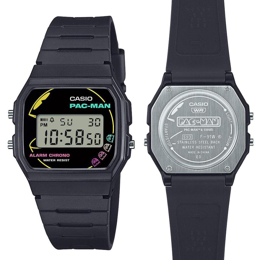 ✨希少✨CASIOデジタル 復刻デザイン パックマンコラボレーションモデル Amazon.co.jp: [カシオ] CASIO デジタル 腕時計 復刻デザイン