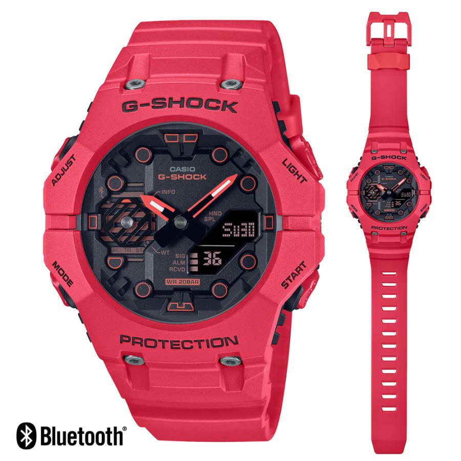 CASIO “G-SHOCK” GA-B001-4AJF　レッド　Bluetooth搭載　カシオ　Gショック　スマートフォンリンク　 カーボンコアガード構造　国内正規品 : ga-b001-4ajf : PGQ STORE - 通販 - Yahoo!ショッピング