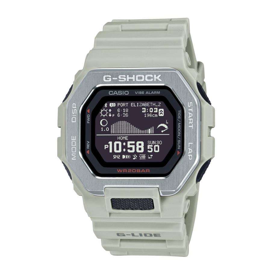 CASIO “G-SHOCK” Bluetooth(R)搭載 G-LIDE GBX-100-8JF アイボリー 