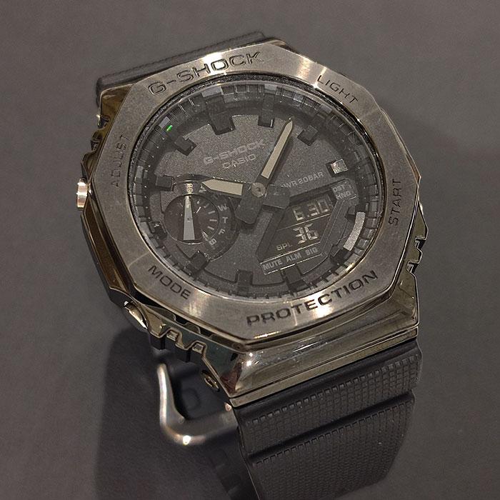 CASIO “G-SHOCK” GM-2100BB-1AJF オールブラック ステンレスベゼル