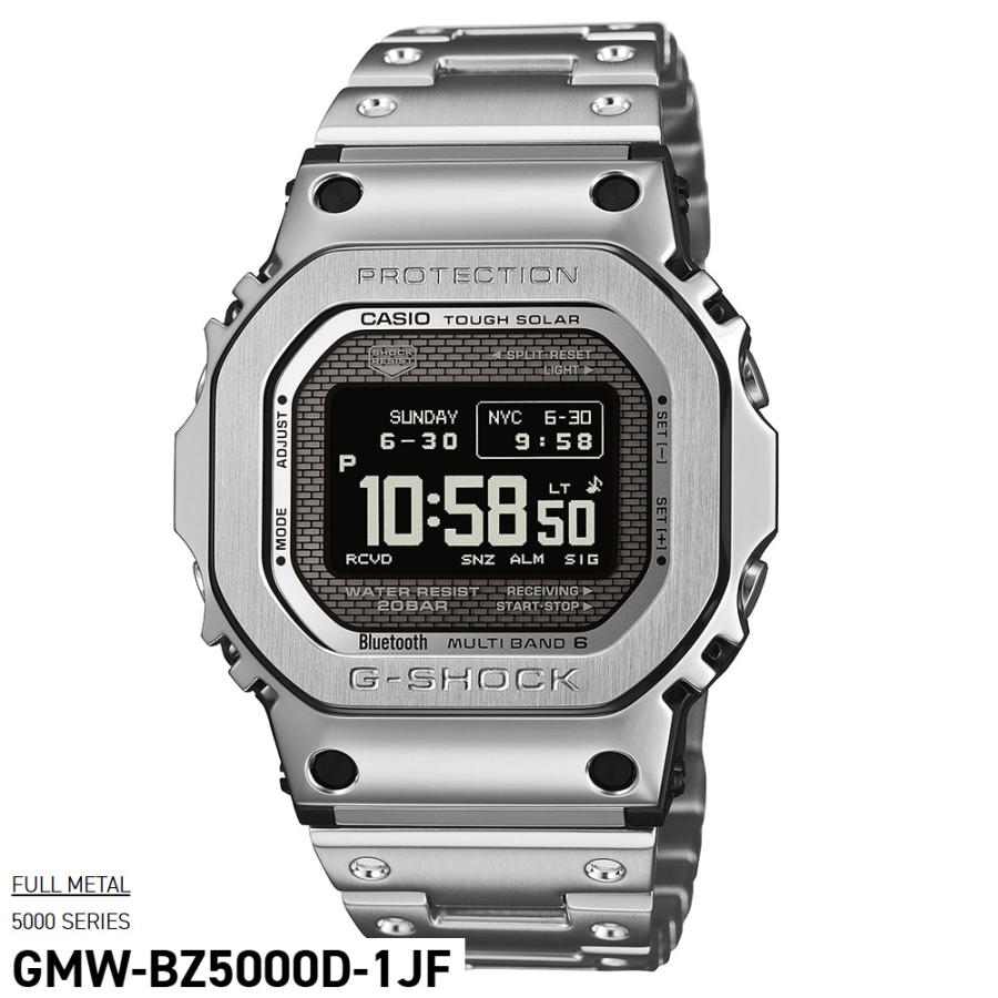 G-SHOCK CASIO “G-SHOCK” GMW-BZ5000D-1JF シルバー/ブラックフェイス