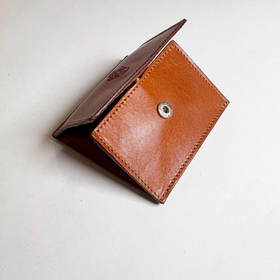 イ・メディチ　I MEDICI 313-Small coin box　ブラウン　コインウォレット　ベジタブルタンドレザー　イタリアンレザー イタリア製　小銭入れ　本革 |  | 04