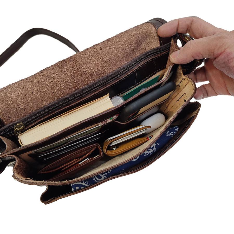 イ・メディチ　I MEDICI "3525" 2-STRAP ショルダー BLACK ブラック　イタリアン・ベジタブルタンニン・レザー イタリア製 レザーショルダーバッグ |  | 01