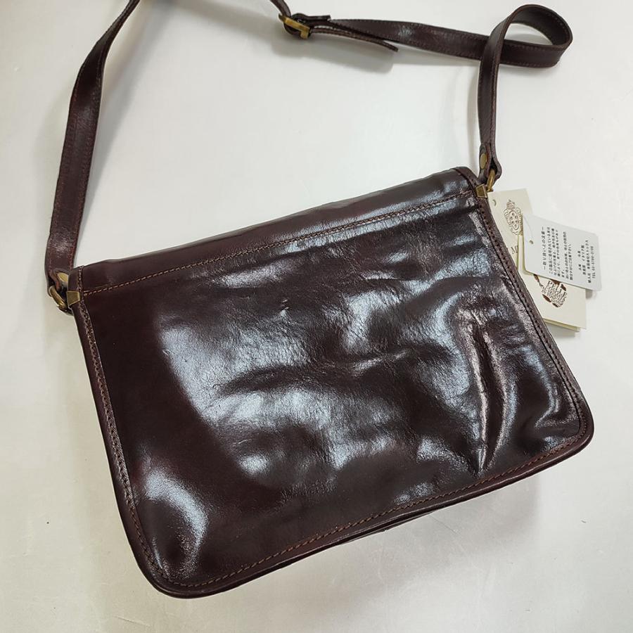 イ・メディチ　I MEDICI "3525" 2-STRAP ショルダー BLACK ブラック　イタリアン・ベジタブルタンニン・レザー イタリア製 レザーショルダーバッグ |  | 09