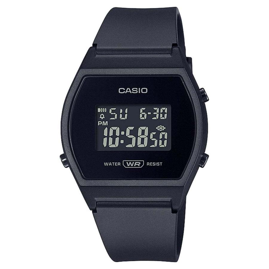 国内正規保証　CASIO Standard Watch LW-204-1BJF ブラックバンド＋ブラックケース　オールブラックモデル　カシオ　チプカシ ギフト プチプラ　国内正規品｜pgq-store