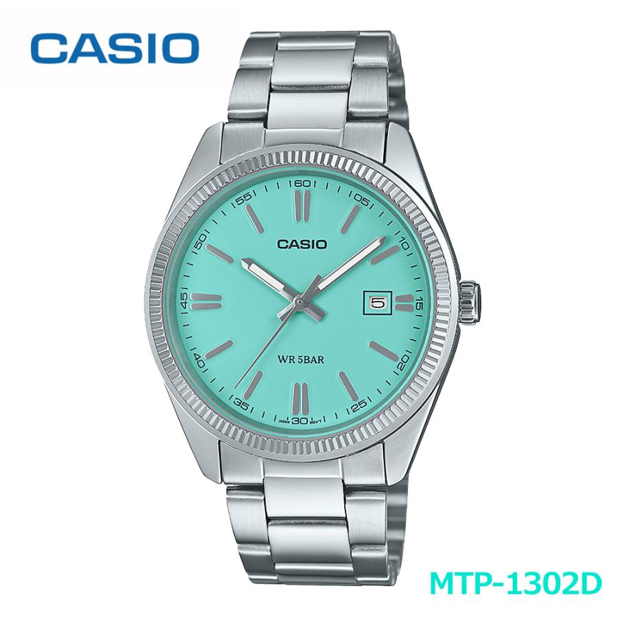 国内正規保証 CASIO Collection STANDARD MTP-1302D-2A2JF シルバー 