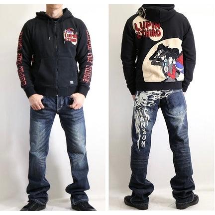 ルパン ルパン三世 次元大介 パーカー 裏毛パーカー バイク バイカー